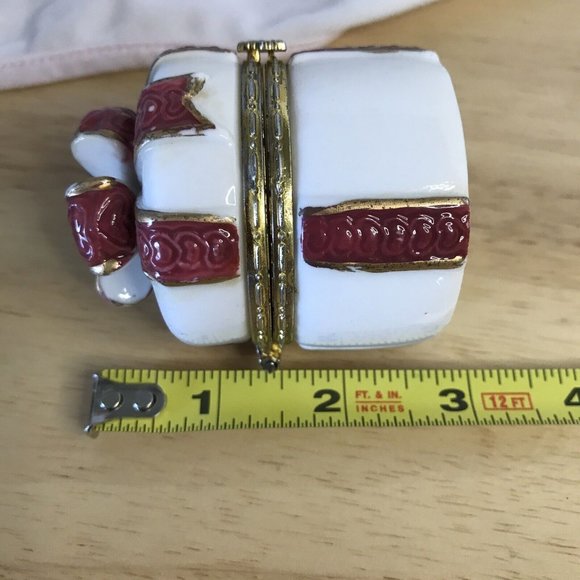 Trinket Box Keepsake Gift Ceramic Hinged - Picture 4 of 10